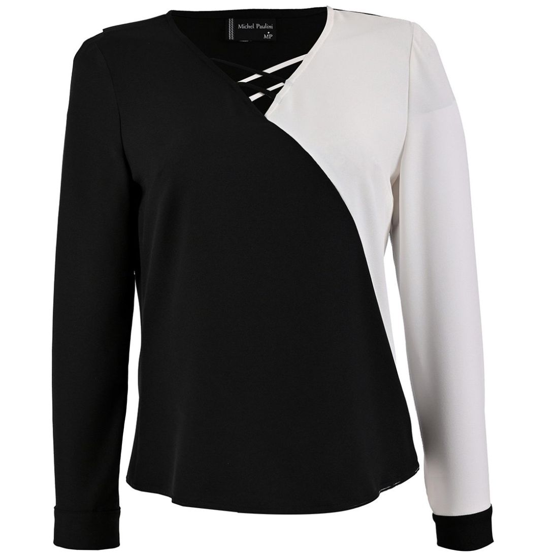 Blusa Combinada para Mujer Petite Michel Paulini