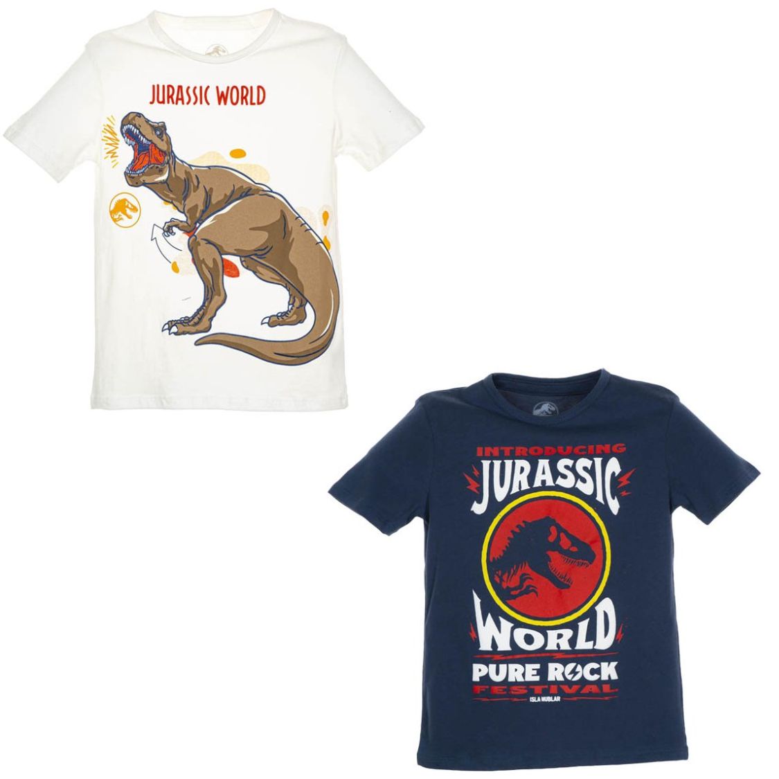 Set 2 Playeras para Niños Jurassic World