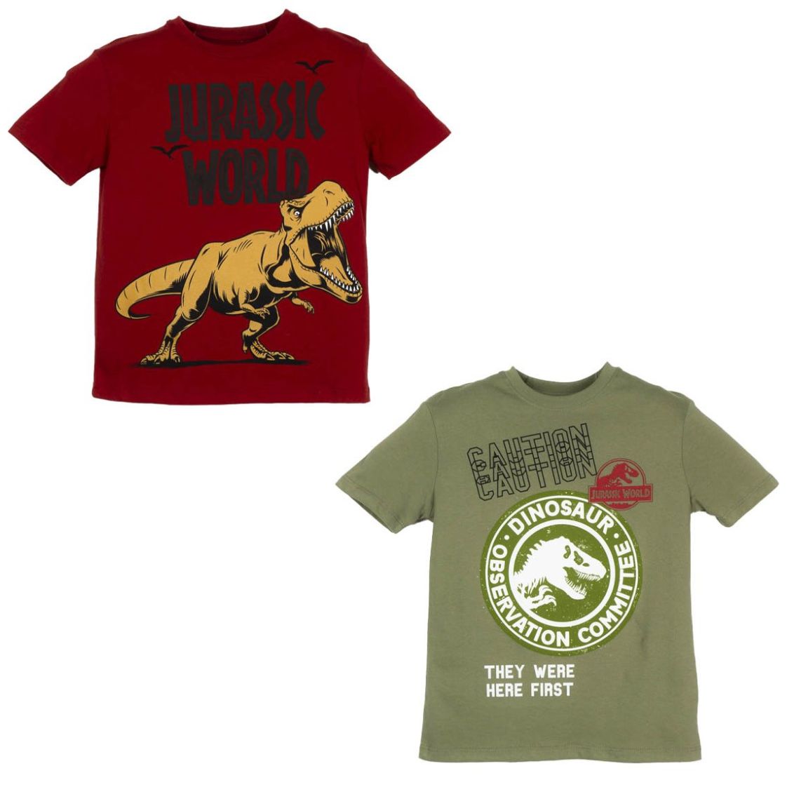 Set de Playeras para Niños Jurassic World