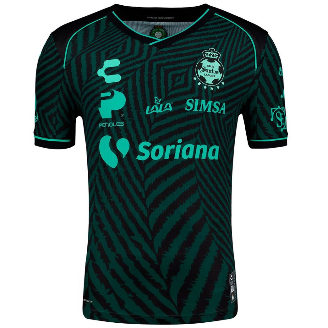 Jersey Visitante de Fútbol Club Santos para Hombre Charly