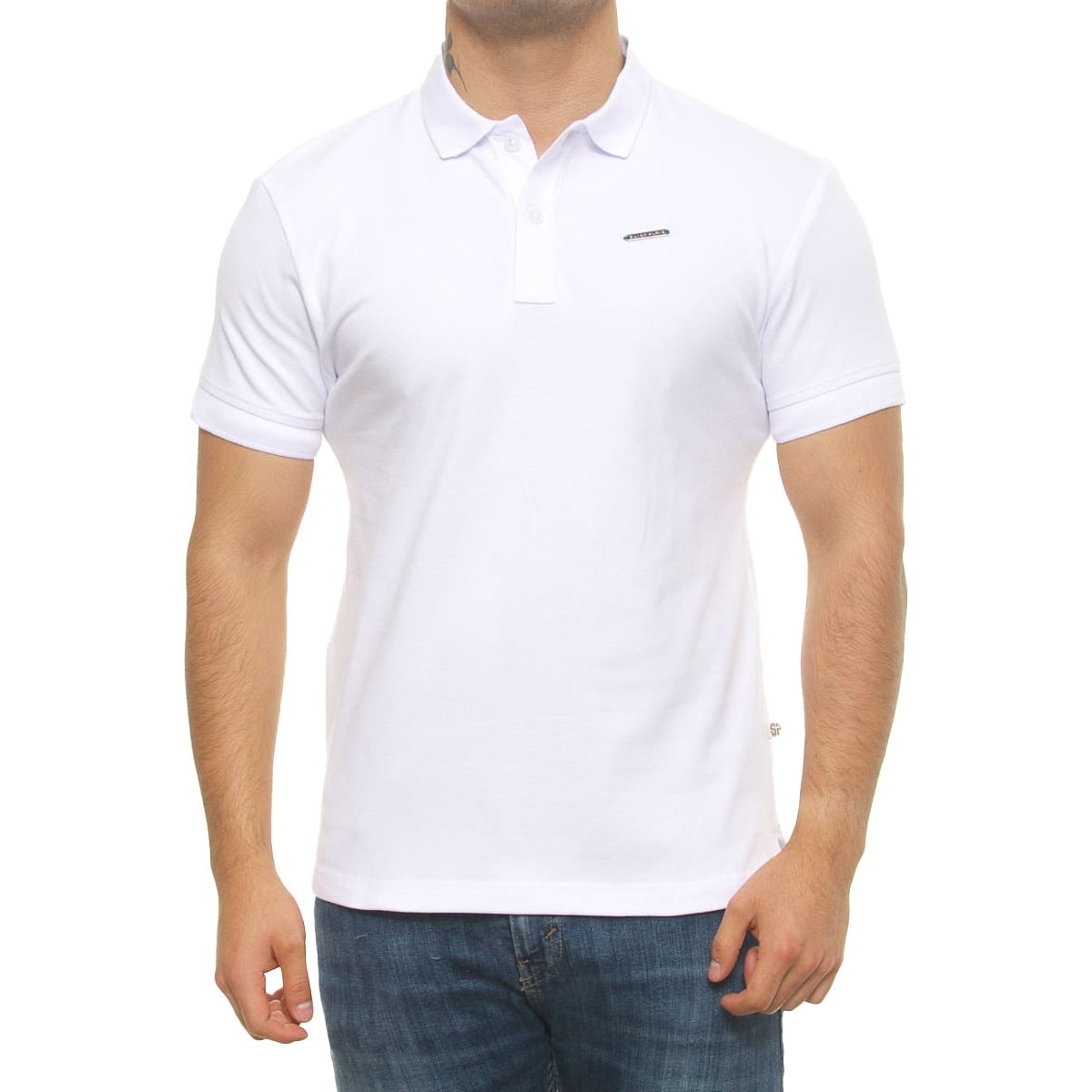 Playera Polo para Hombre Silver Plate