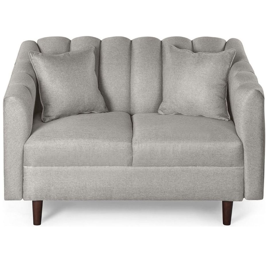 Sofá Love Seat Jax Gris Claro Makora