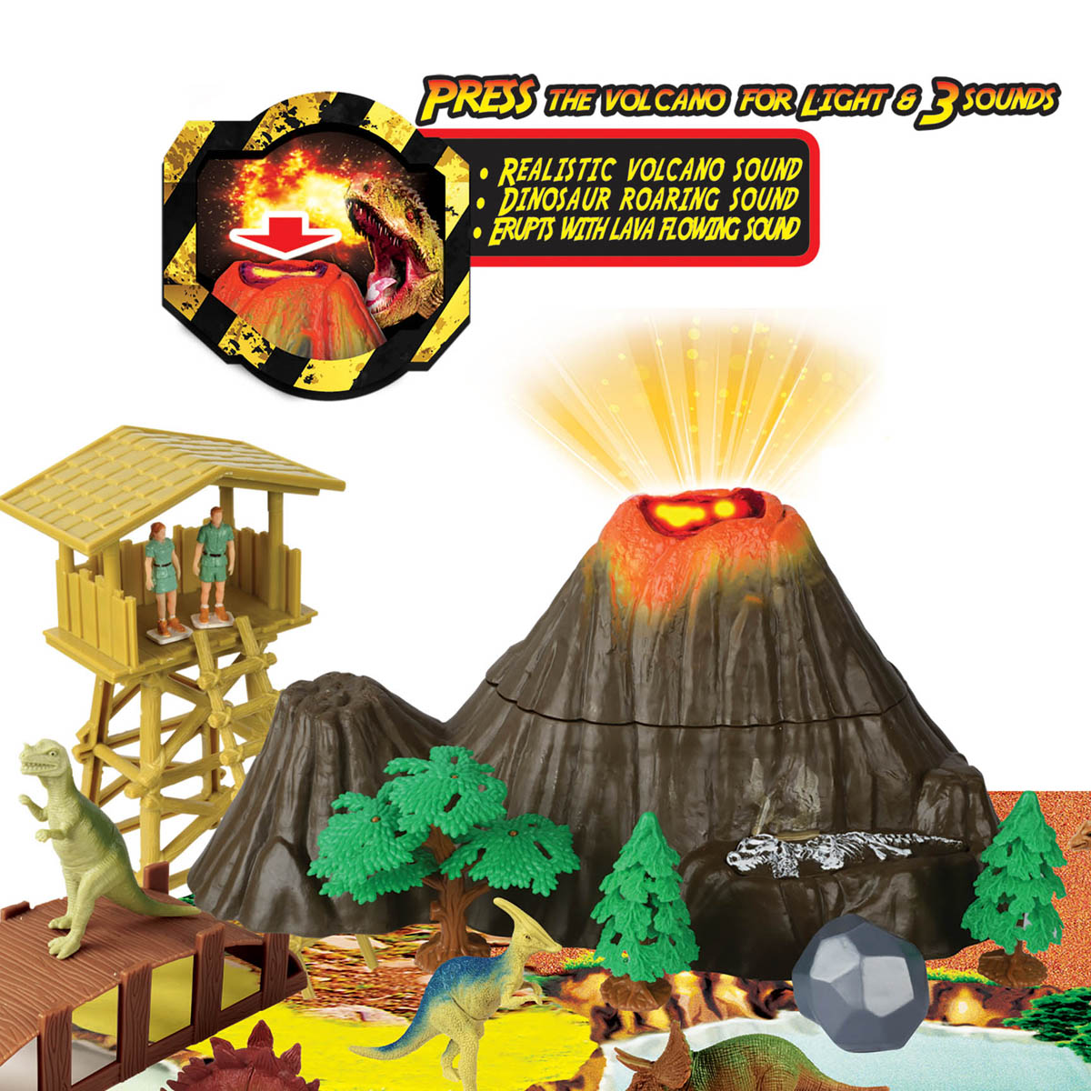 Dinosaurios Gran Parque con T-Rex Red Box