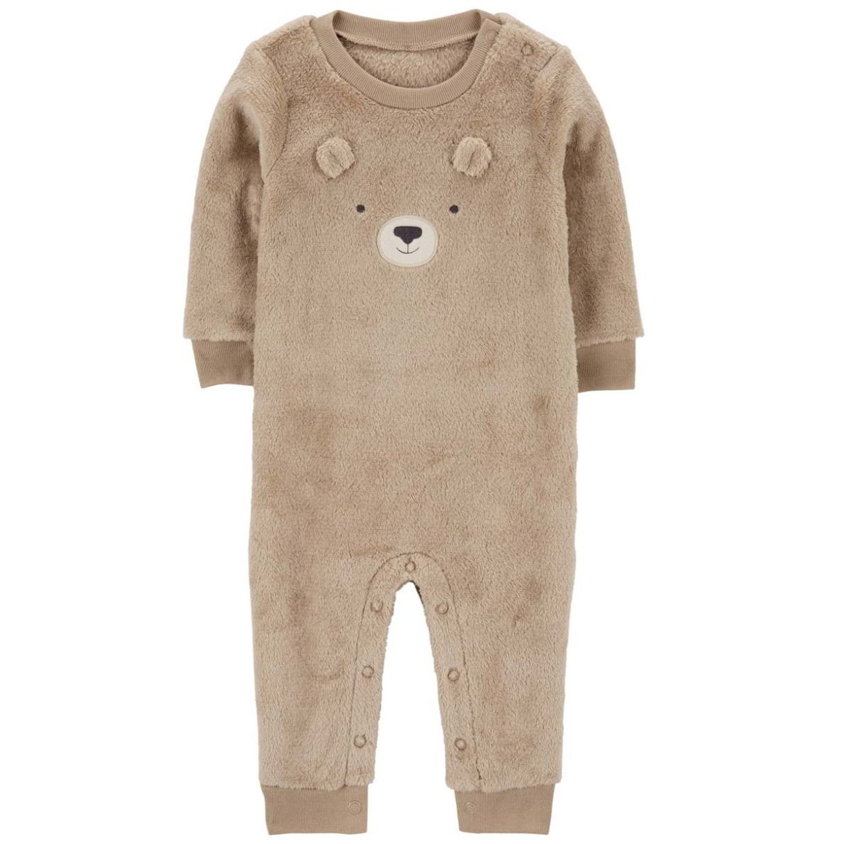 Jumpsuit Sherpa Oso Café Claro para Bebé Niño Carter's