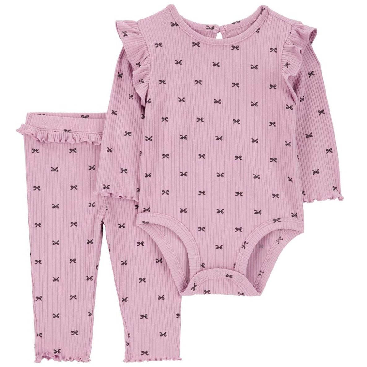 Conjunto 2 Piezas con Pants con Lunares para Bebé Niña Rosa Carter's