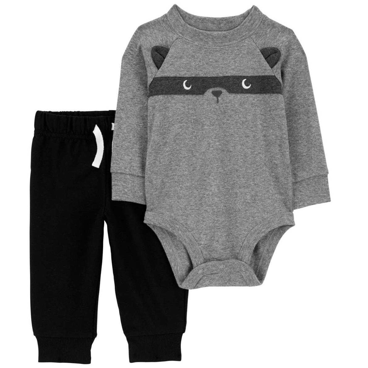 Conjunto 2 Piezas con Pants Mapache Gris para Bebé Niño Carter's