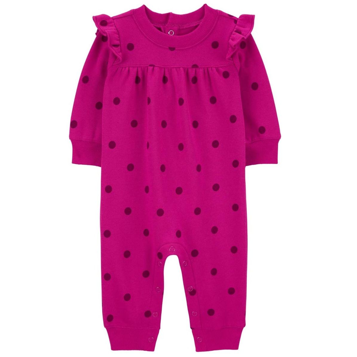 Jumpsuit Lunares Rosa Brillante para Bebé Niña Carter's