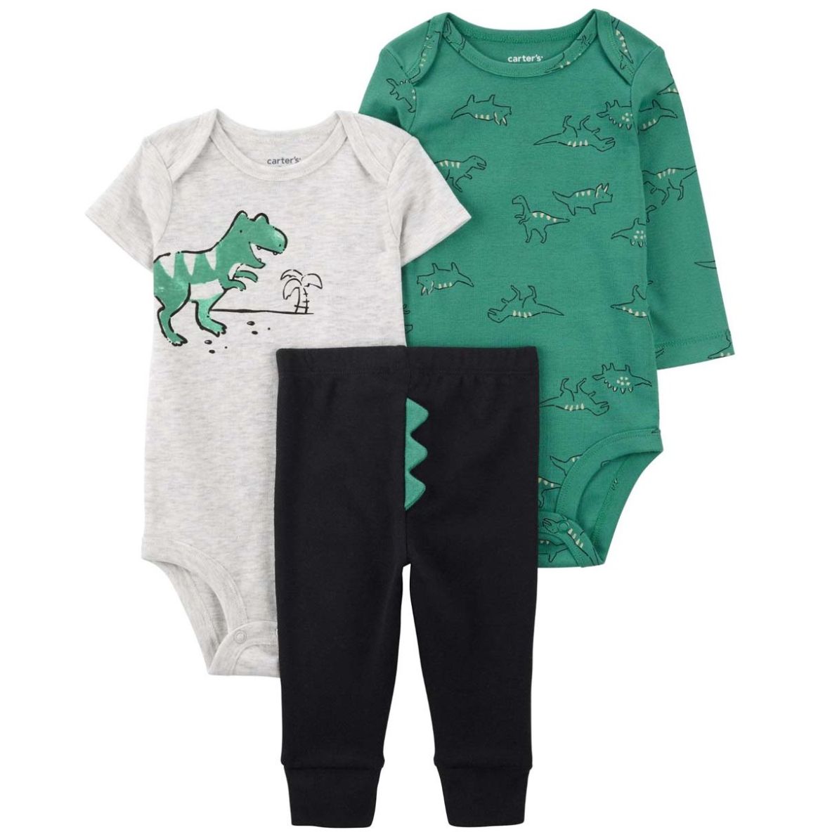 Conjunto 2 Piezas con Pants Dinosaurios Multicolor para Bebé Niño Carter's