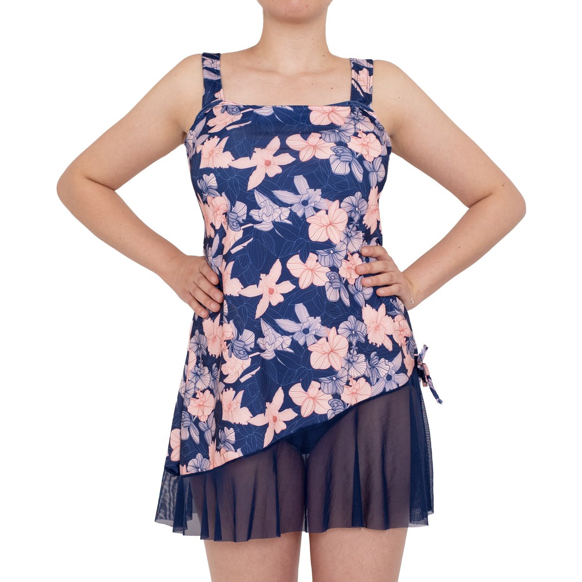 Traje de Baño Maillot Tipo Vestido para Mujer Relax