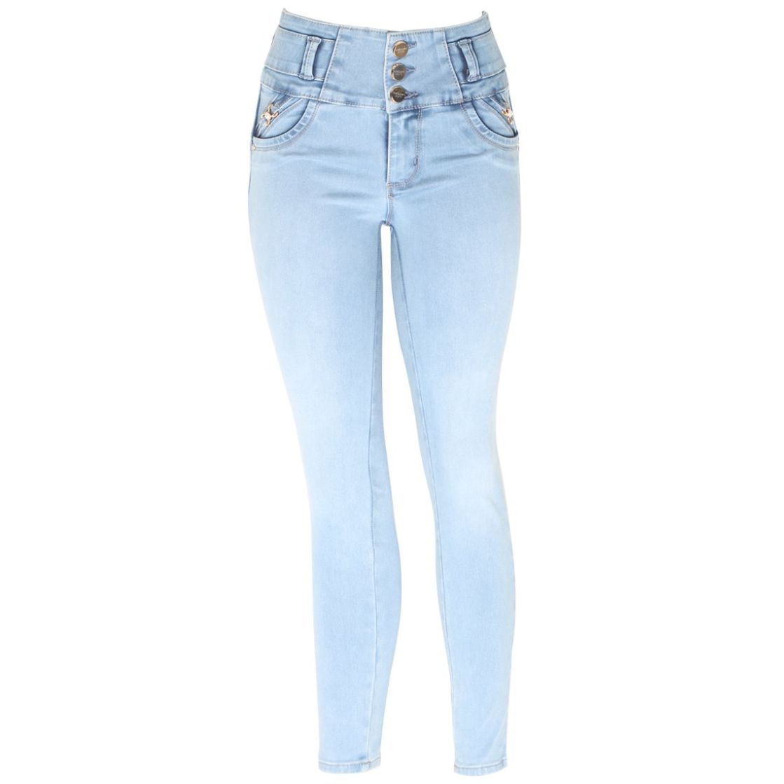 Jeans con 3 Botones para Mujer Ciclon Jeans