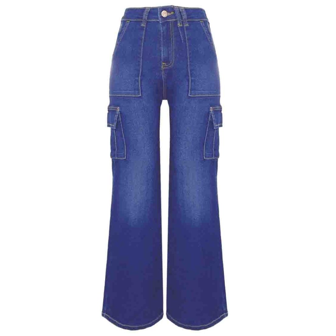 Jeans Corte Wide Leg para Mujer Juniors Mussa