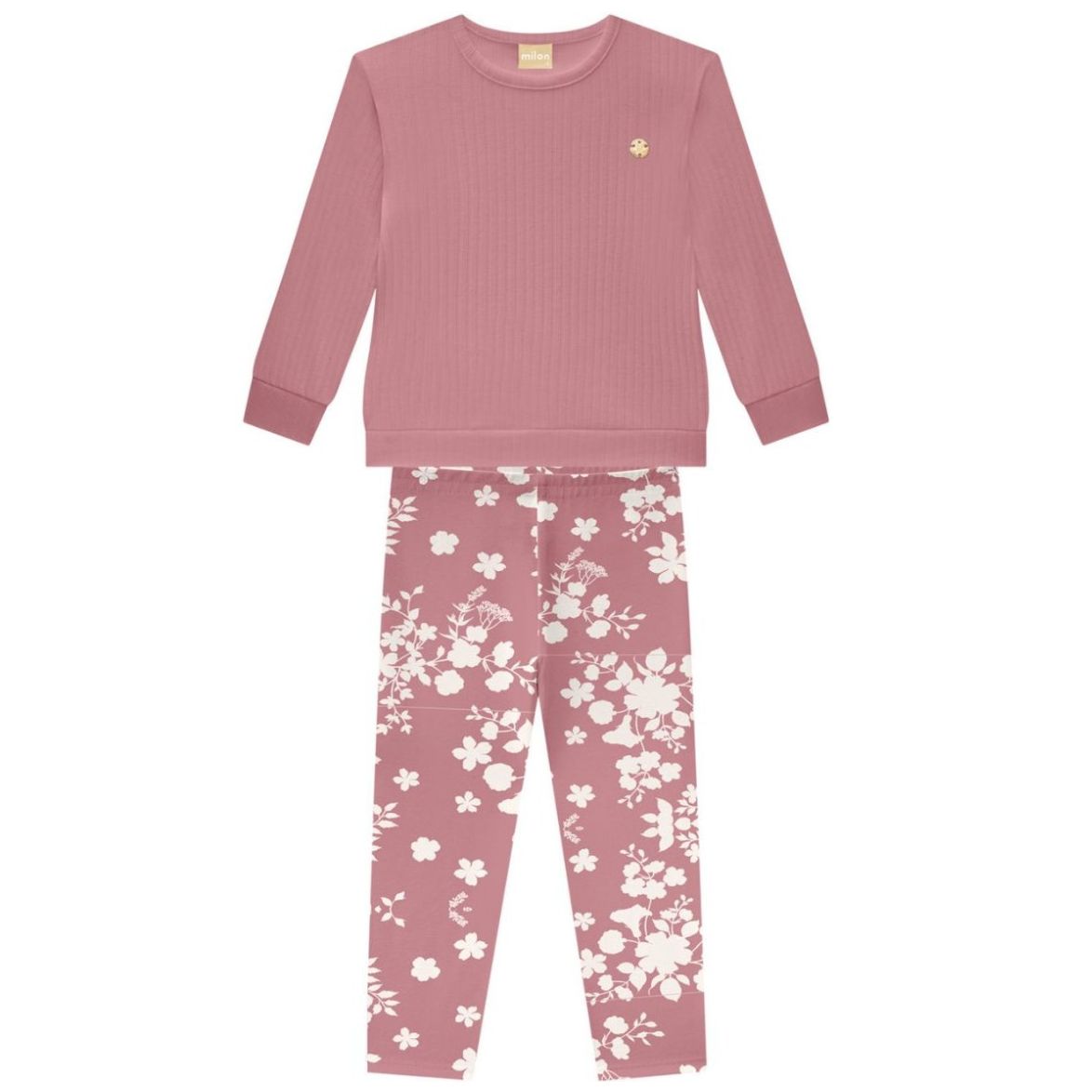 Conjunto Legging de Flores para Niña Milon