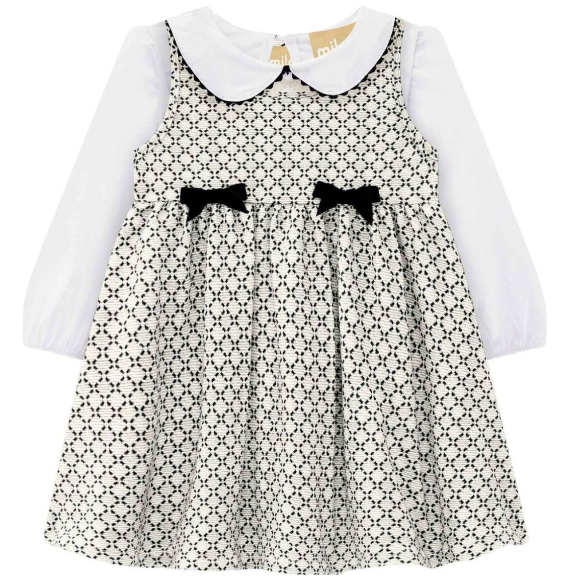 Conjunto Vestido y Blusa para Niña Milon