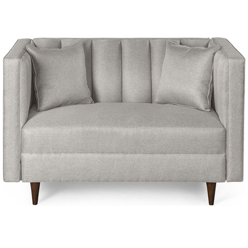 Sofá Love Seat Piccola Gris Claro Makora