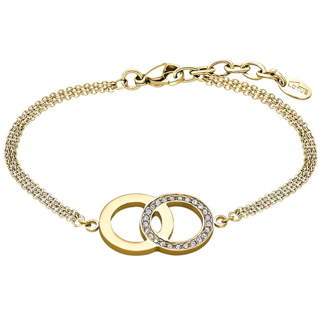 Pulsera Brillante Acero Inoxidable para Mujer Lotus Style