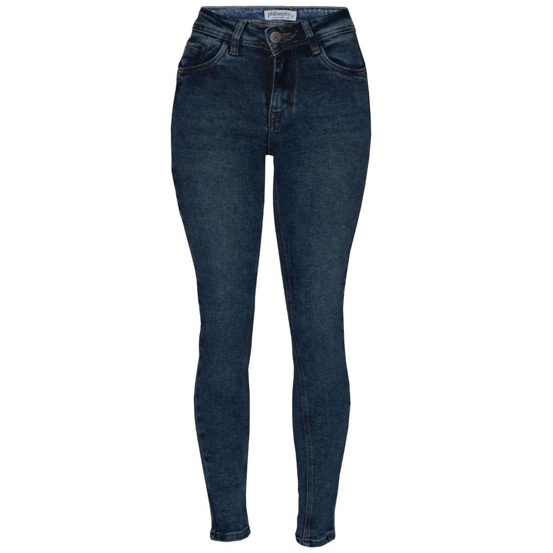 Jeans Skinny Deslavado Philosophy para Mujer