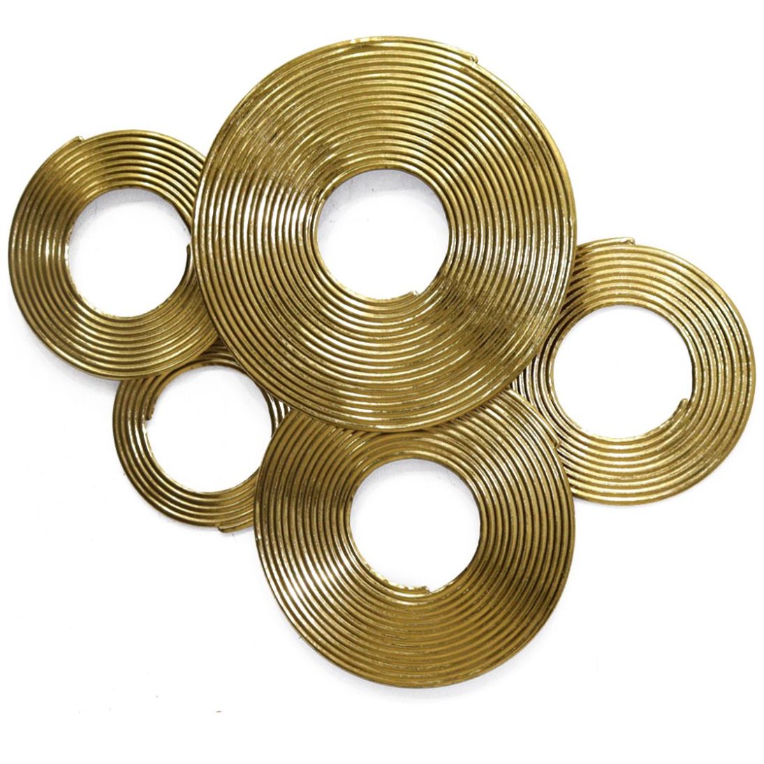 Decorativo de Pared Multi Rings Gold Vintage Home