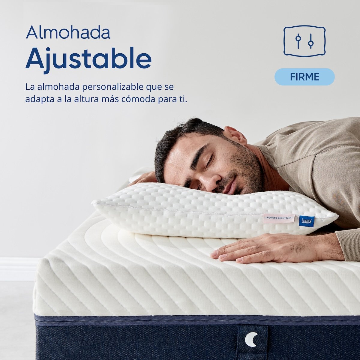Almohada Ajustable Standar Luuna