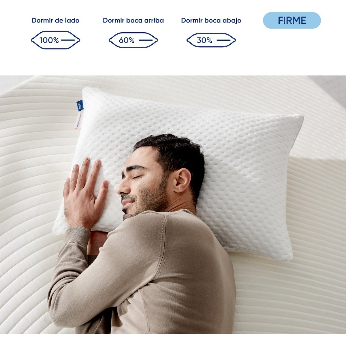 Almohada Ajustable Standar Luuna