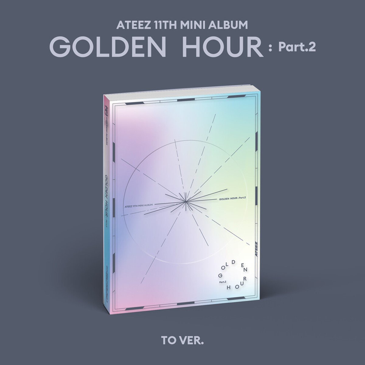 Cd Ateez - Golden Hour: Part. 2 Ver C:  Diary Version, For Version Or To Version