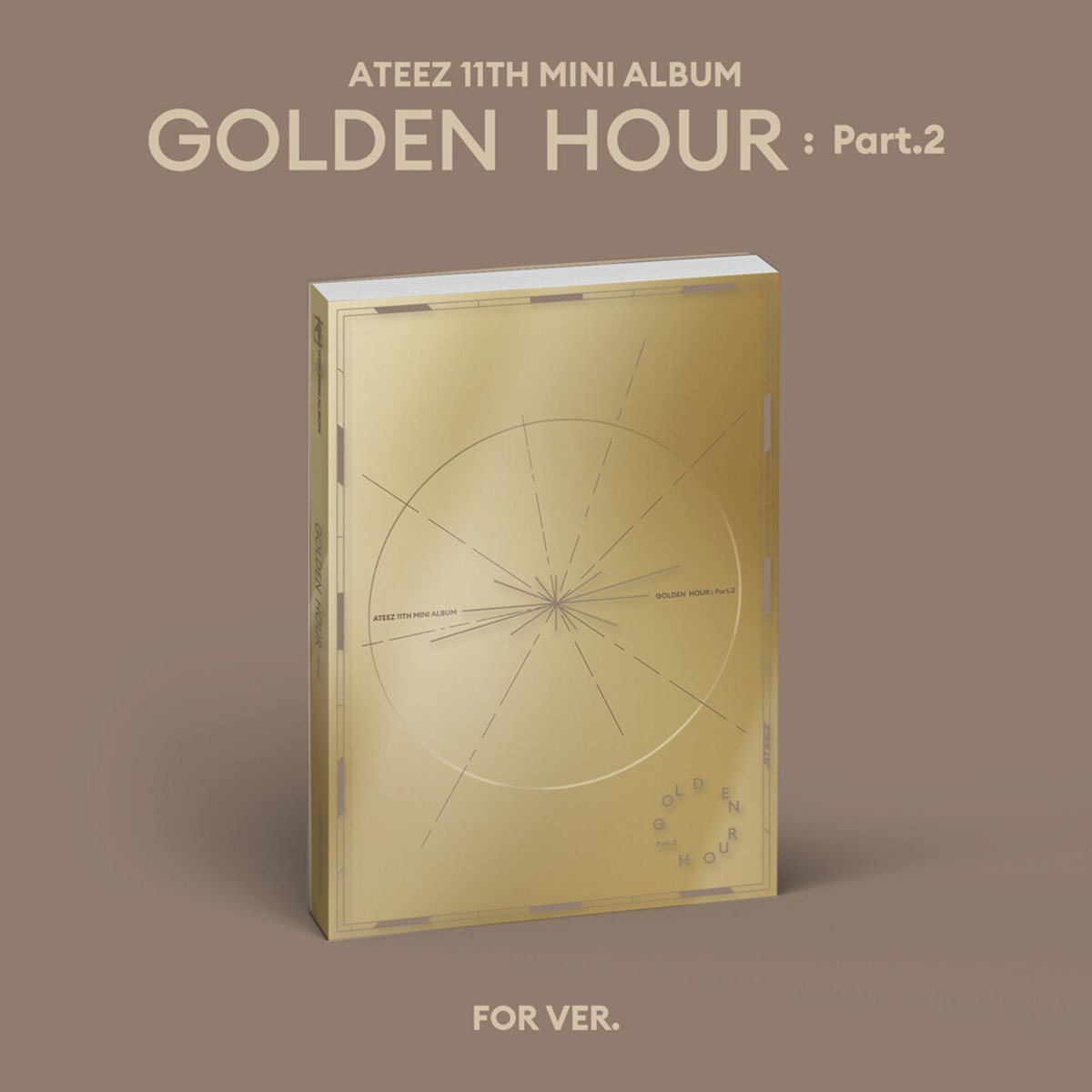 Cd Ateez - Golden Hour: Part. 2 Ver B:  Diary Version, For Version Or To Version