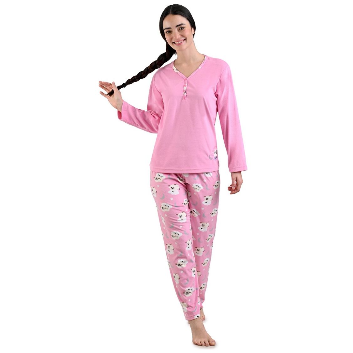 Pijama Pantalón Borrega Sugar & Milk para Mujer