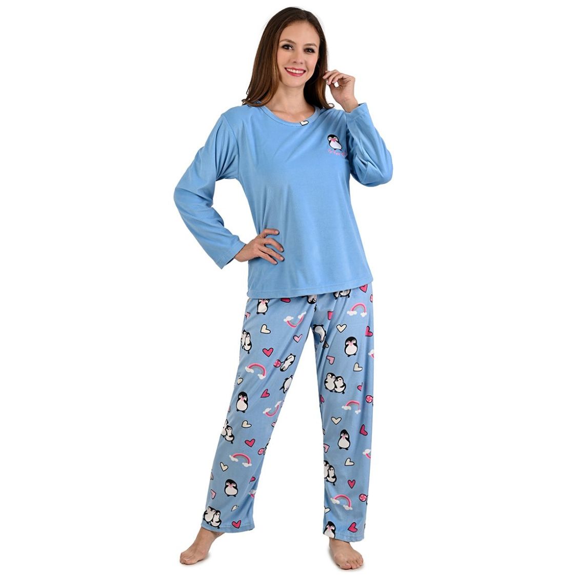 Pijama Pantalón Pingüino Sugar & Milk para Mujer