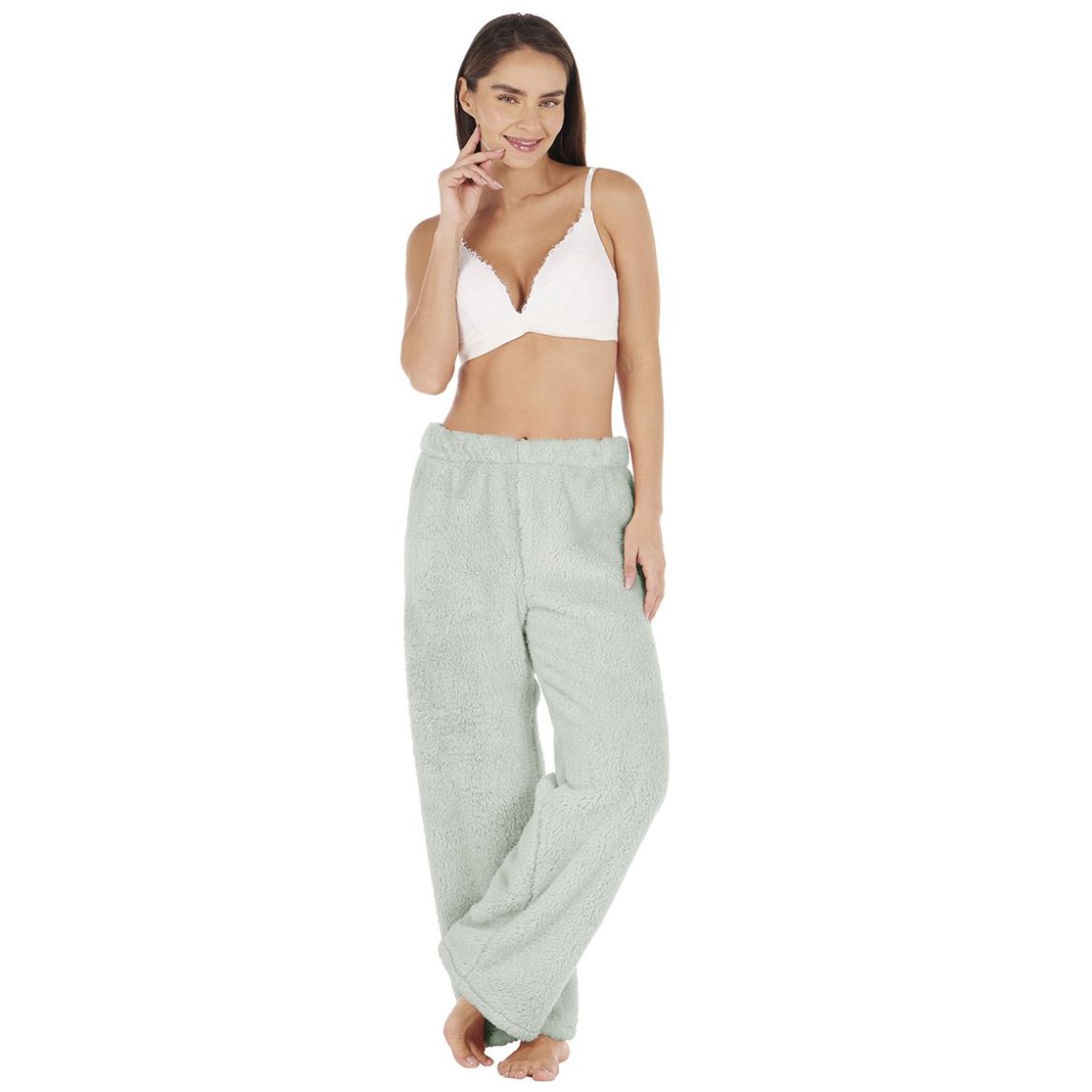 Pantalón Sherpa Tops & Bottoms para Mujer