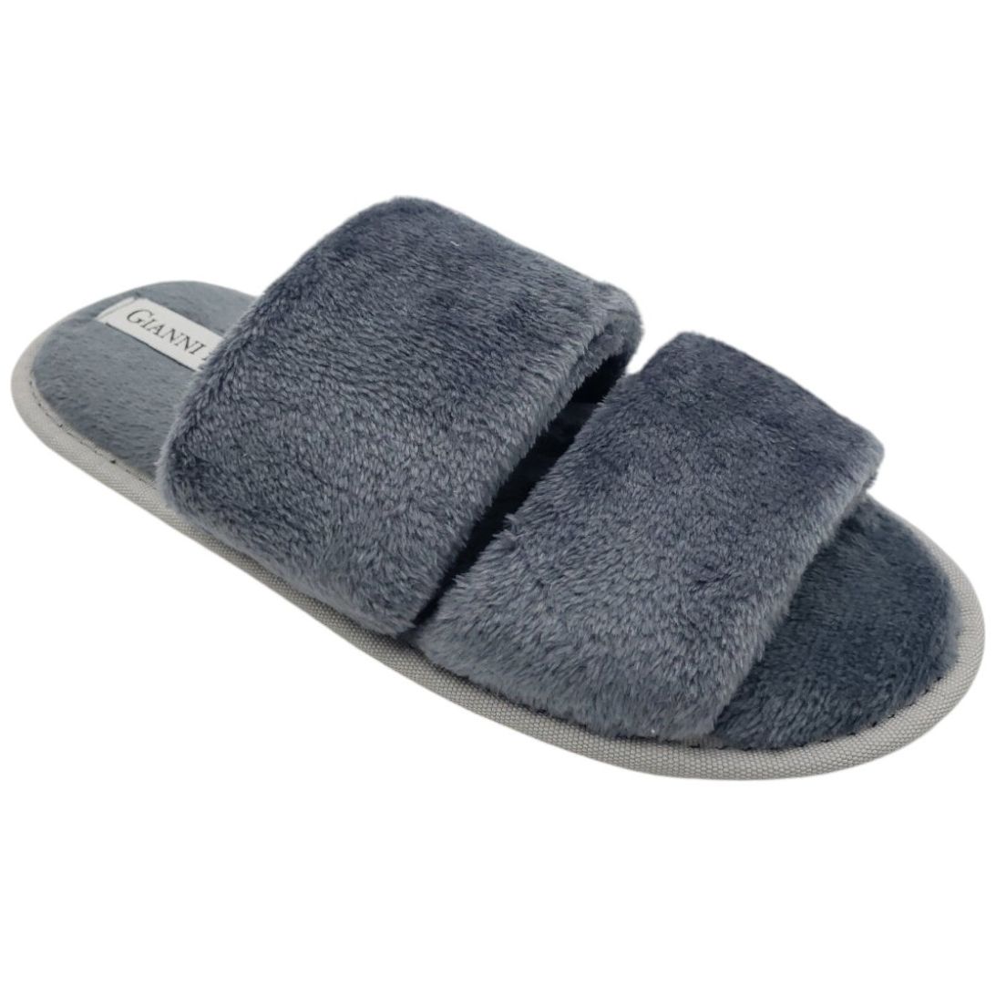 Pantufla Peluche Tiras Gianni Bini para Mujer