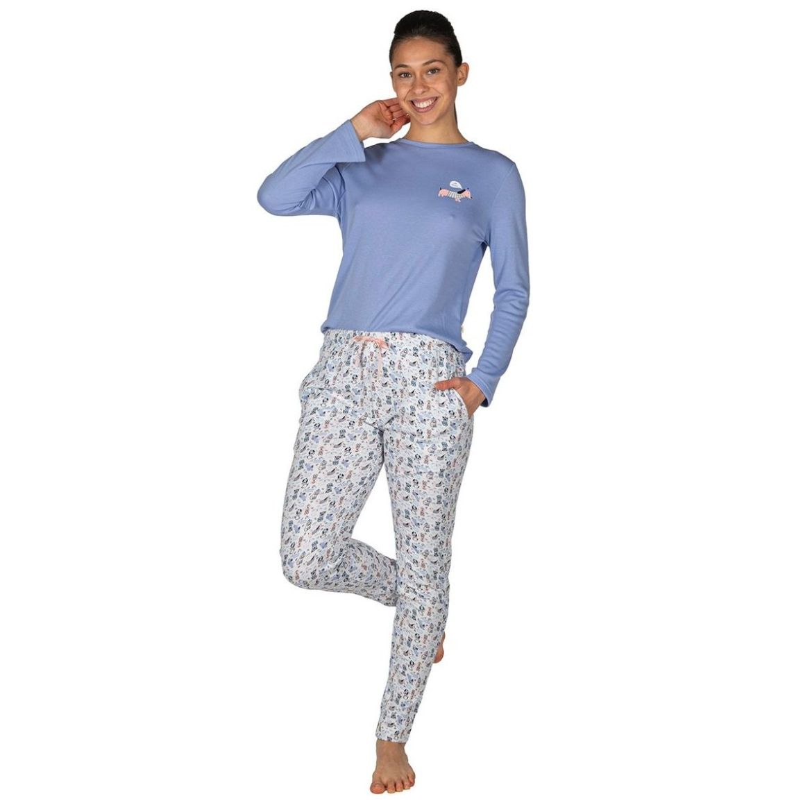 Pijama Manga Larga J& Golmar Homewear para Mujer