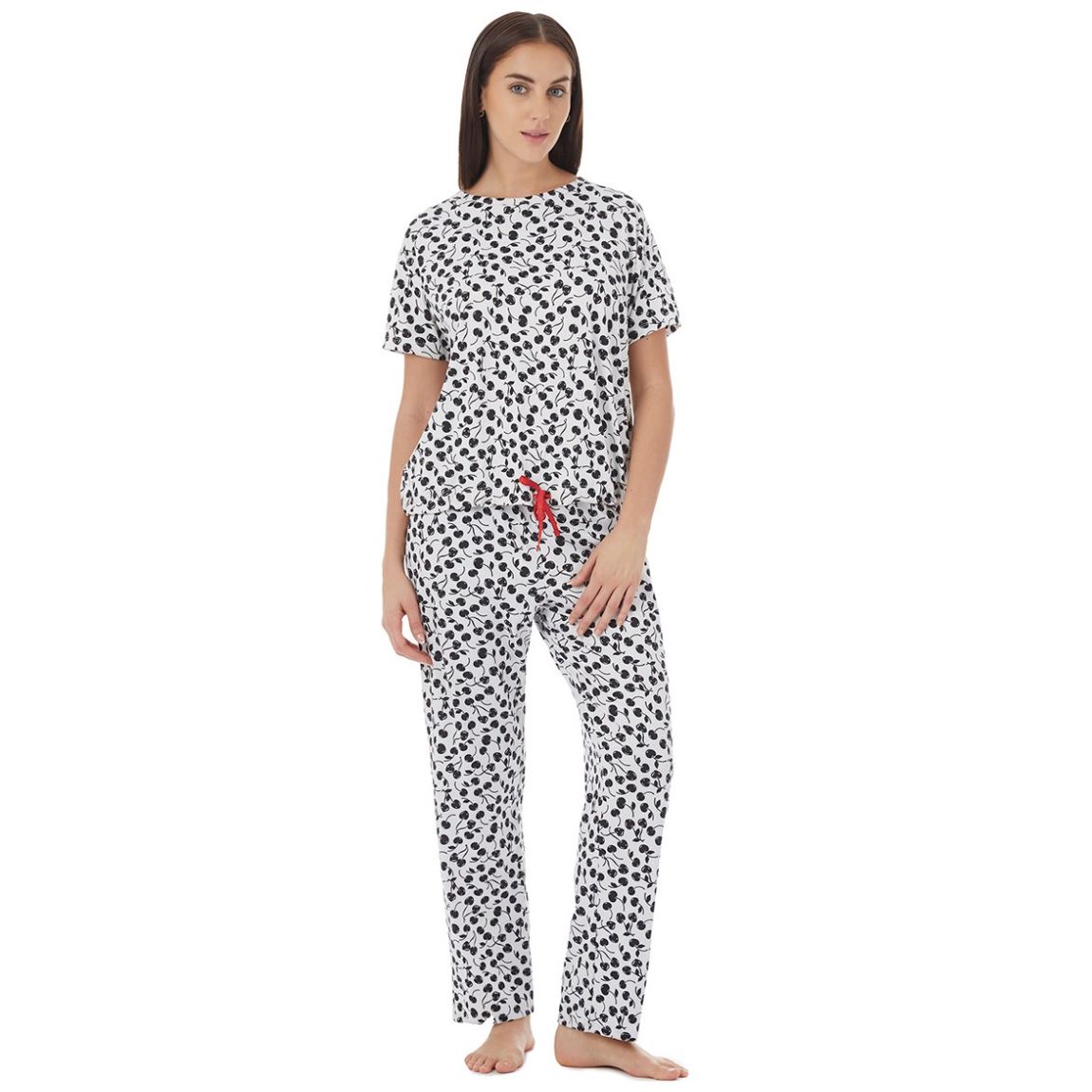 Pijama Manga Corta Tops & Bottoms para Mujer