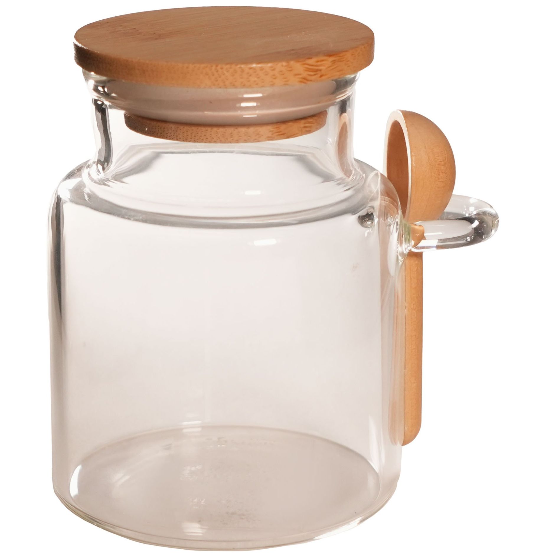 Recipiente de Vidrio con Cuchara de Madera 200 Ml Home Nature