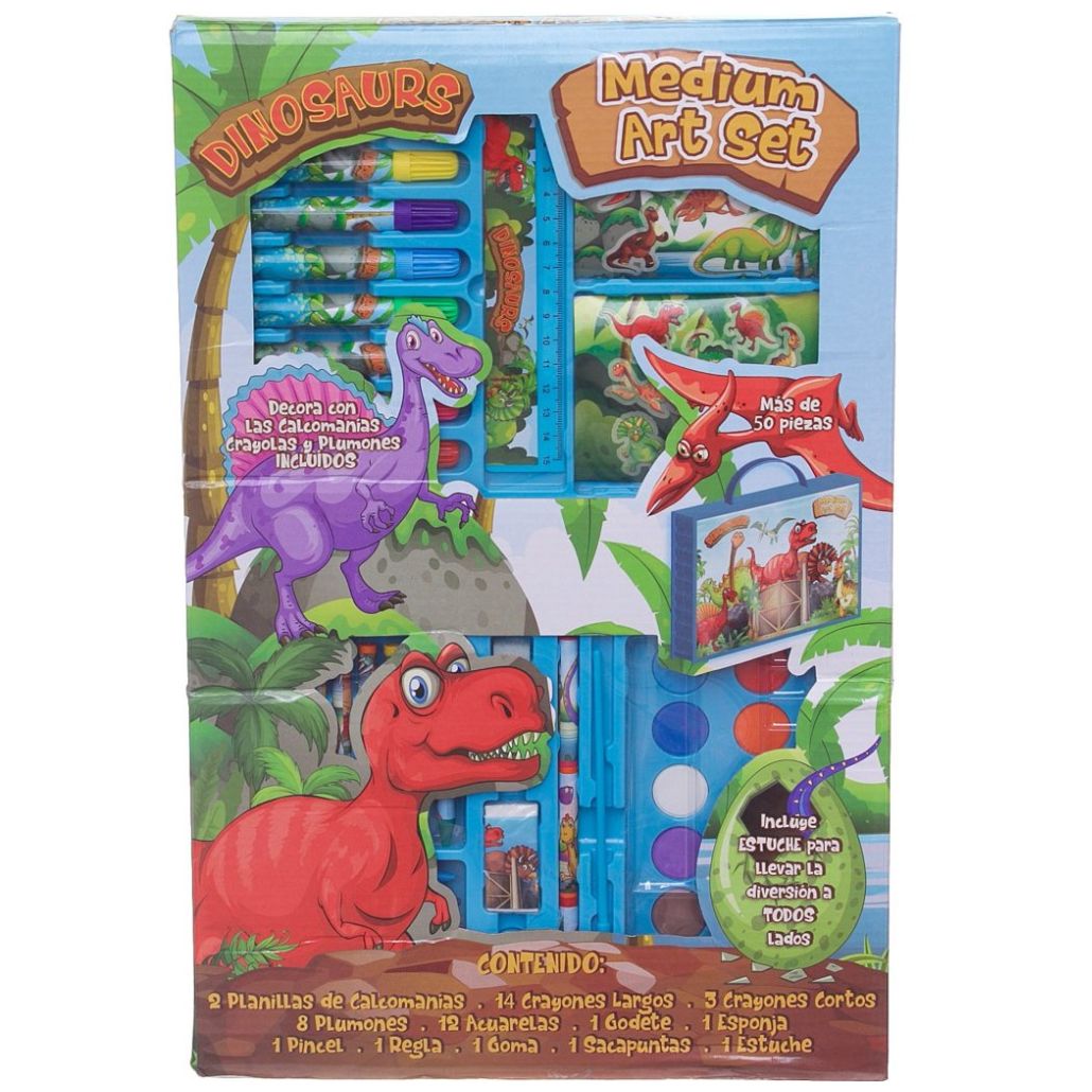 Set de Arte Mediano Dinosaurio para Niños Ely Boy