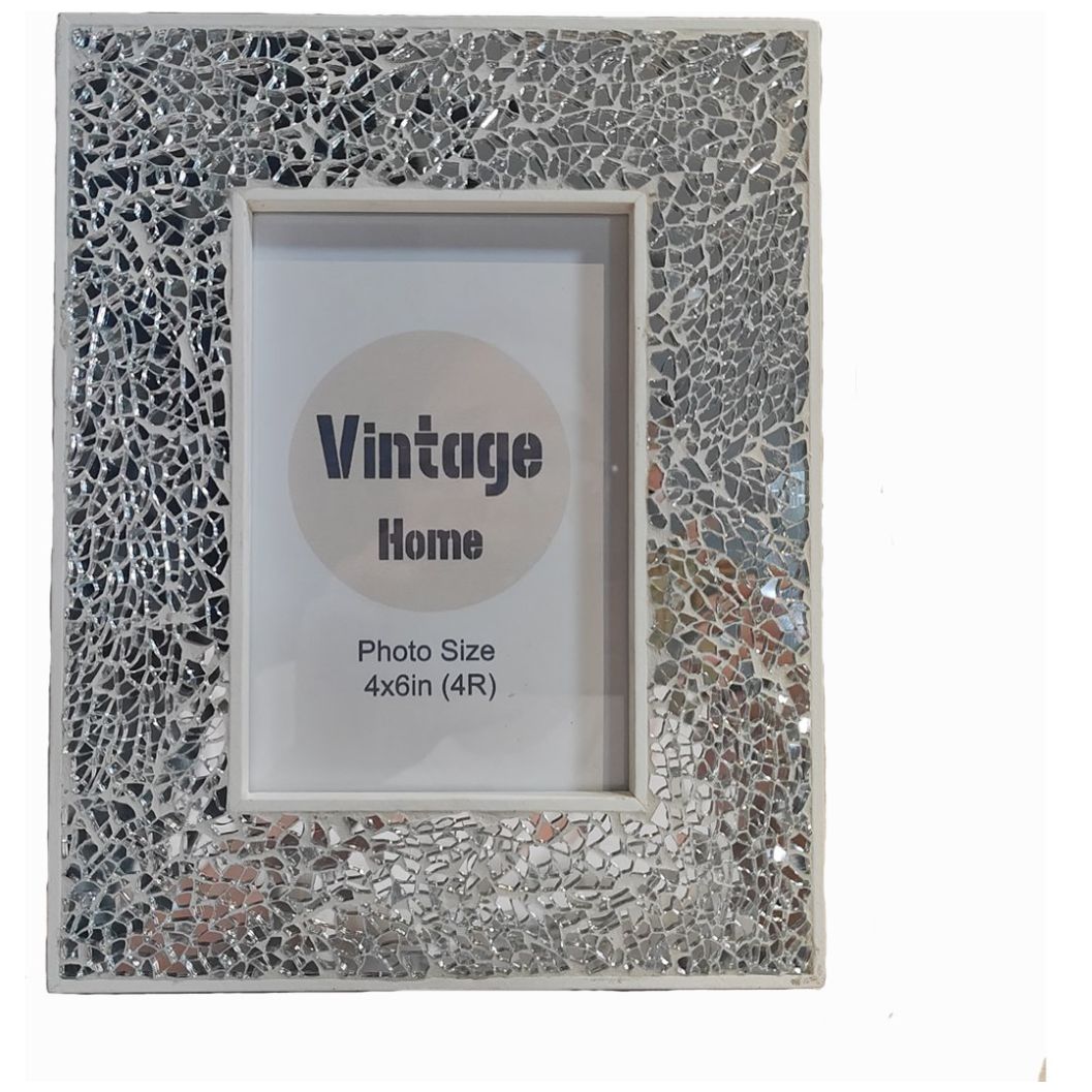 Portarretrato Mosaic  Silver Vintage Home