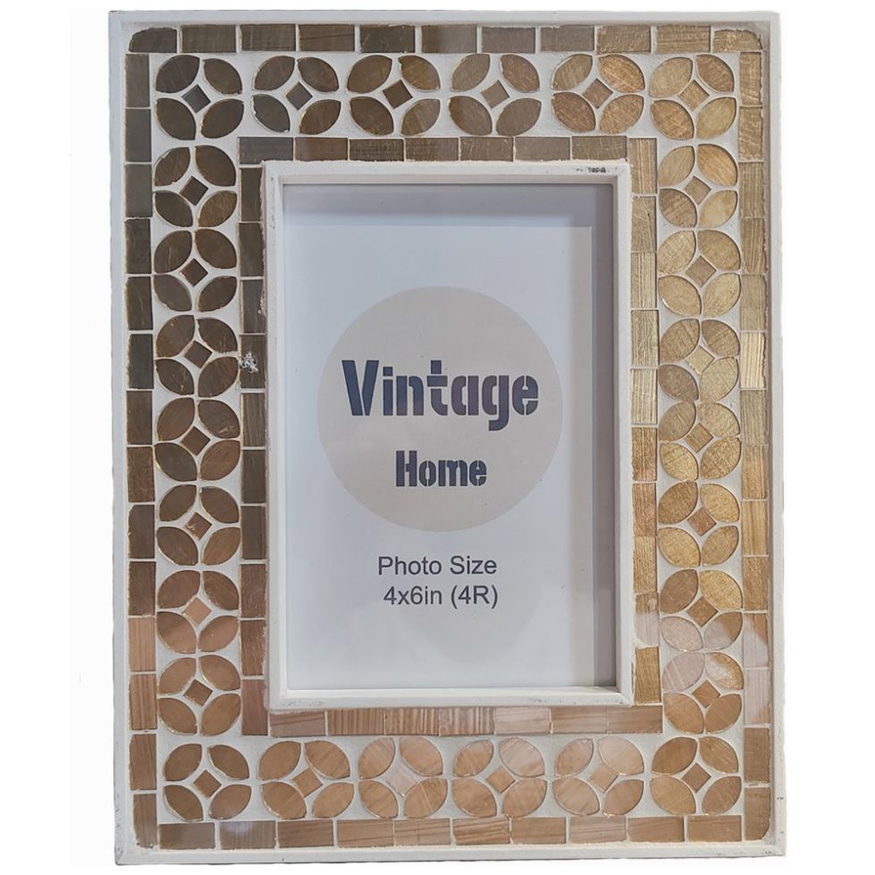 Portarretrato Mosaic  Gold Vintage Home