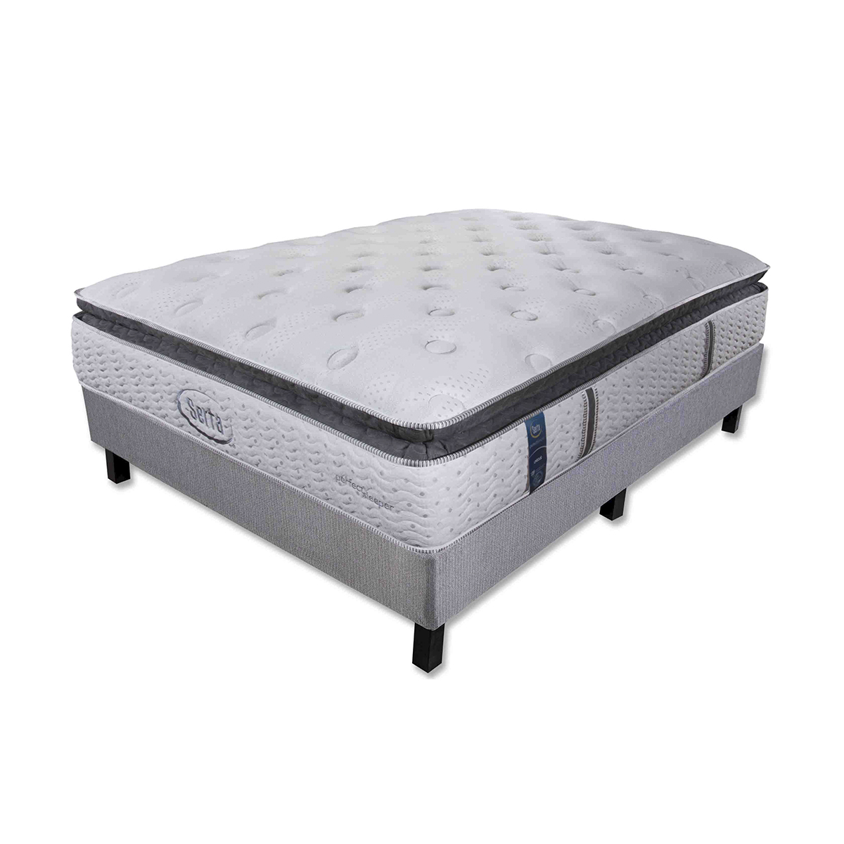 Juego de Colchón y Box Unique King Size Serta