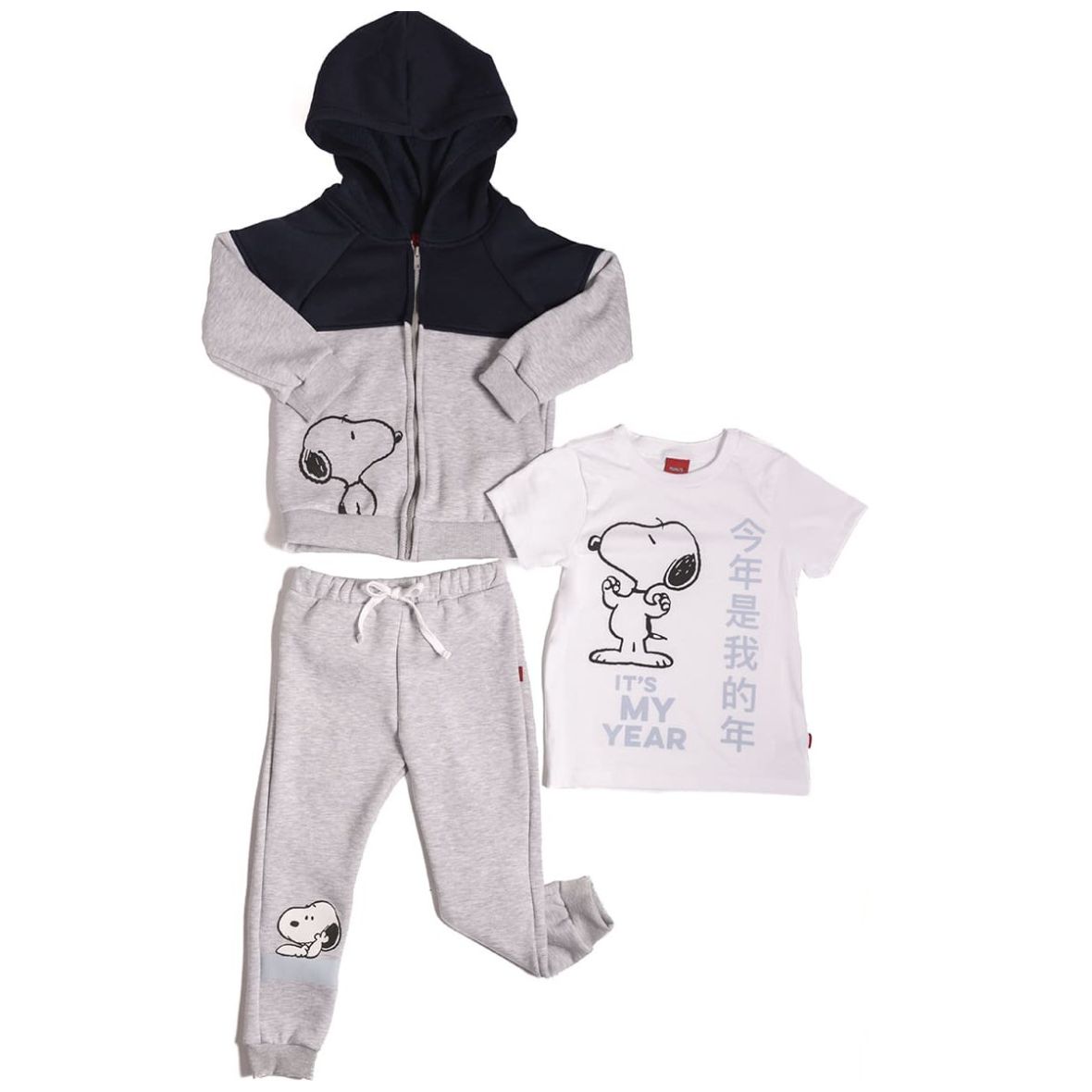 Conjunto 3 Piezas para Niño Snoopy