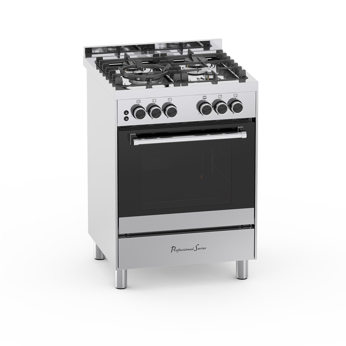 Estufa Acero Inoxidable Convección 60 Cm Professional Series Valmex