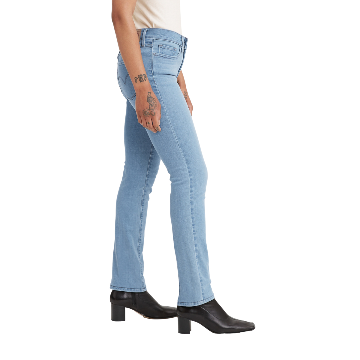Jeans Straight Fit Levi's Shaping para Mujer