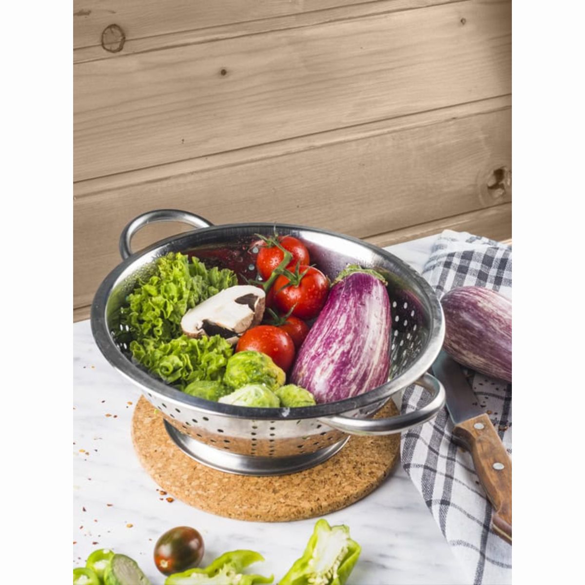 Batería Vesta 10 Piezas Magefesa  Acero Inoxidable