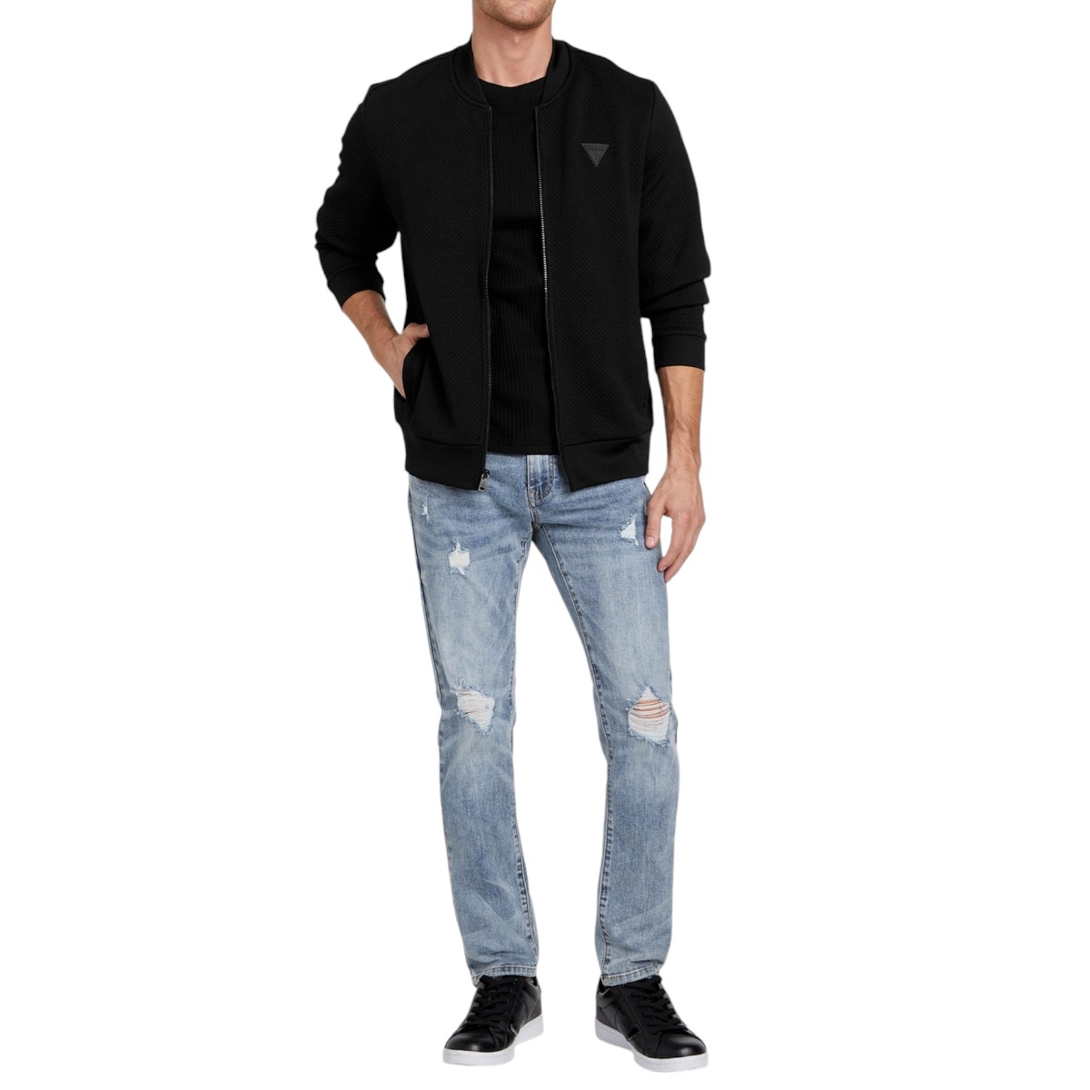 Suéter Casual Guess Manga Larga para Hombre