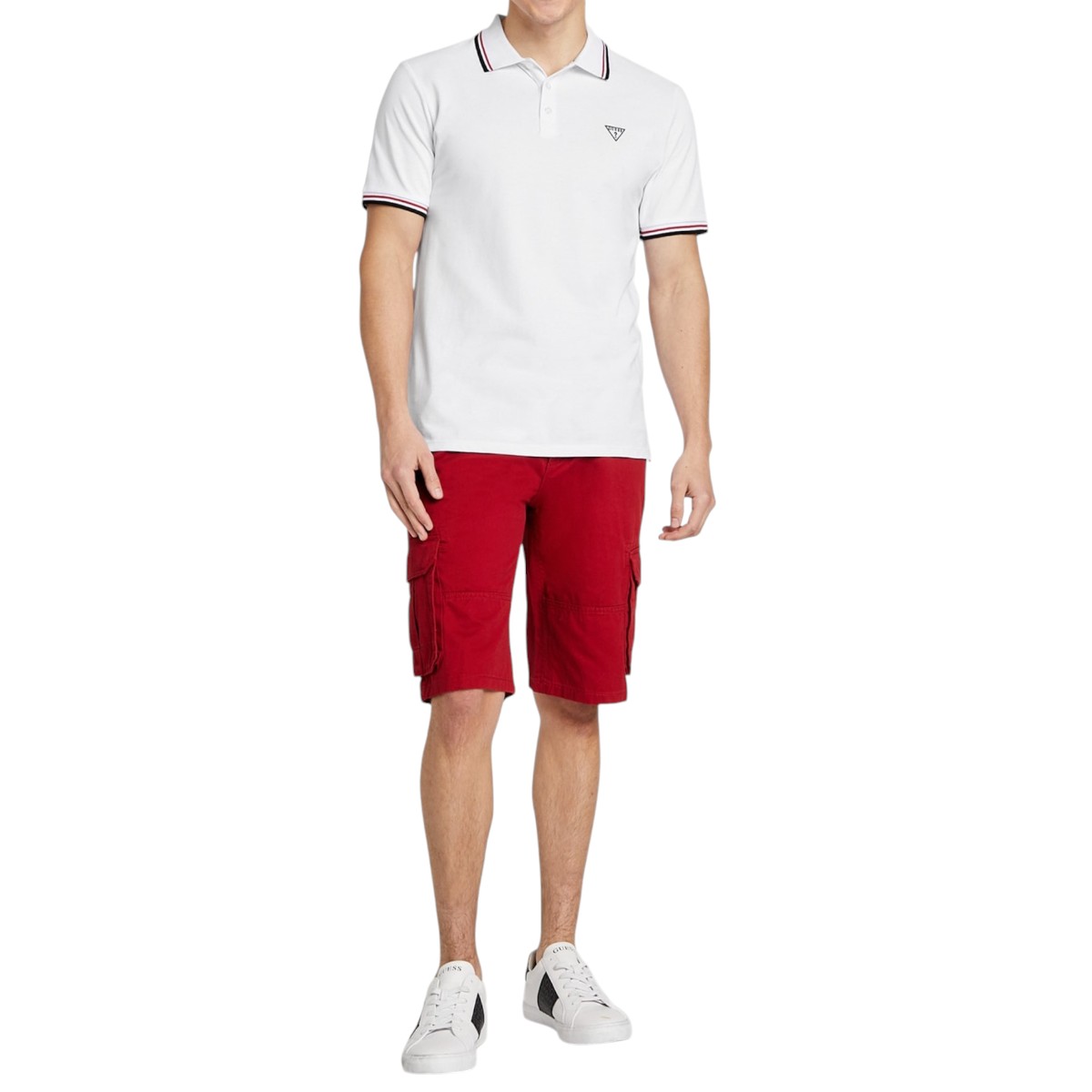 Playera Polo Guess Manga Corta para Hombre