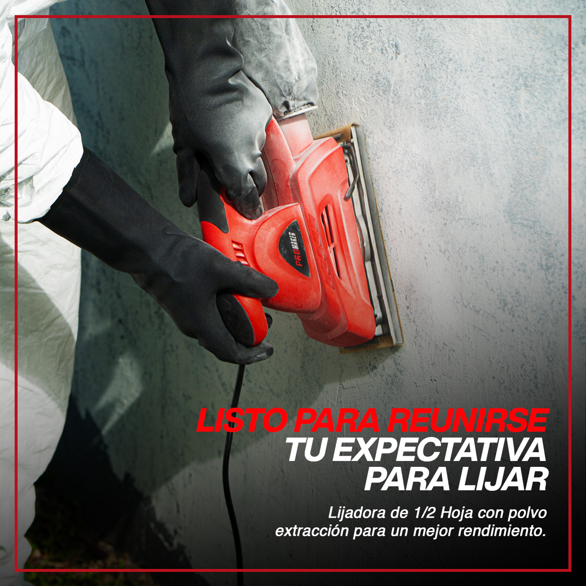 Lijadora de Palma 1/2 300W 6 Velocidades 13000 Rpm Promaker