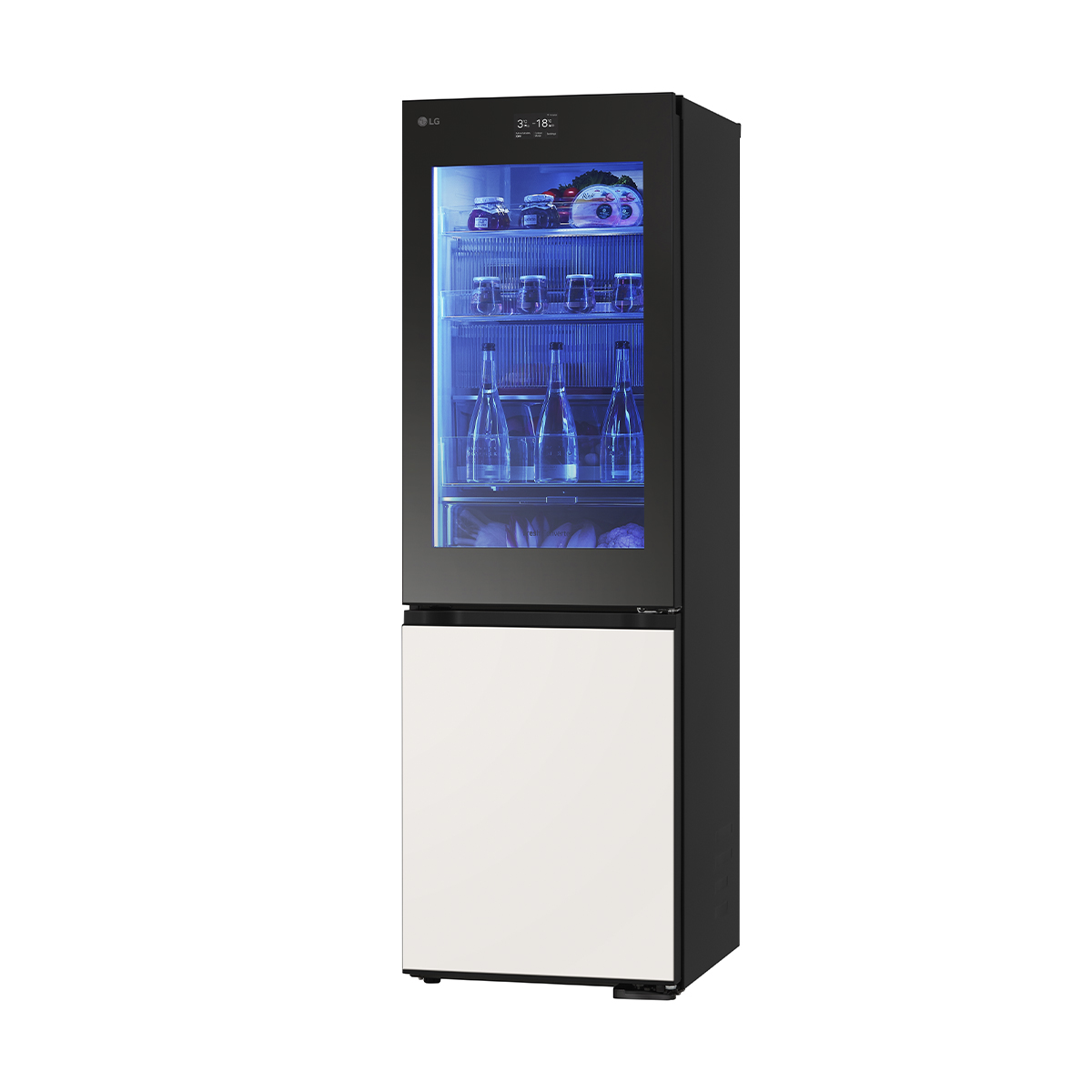 Refrigerador Lg Bottom Freezer 12P Gb35Bvb Beige