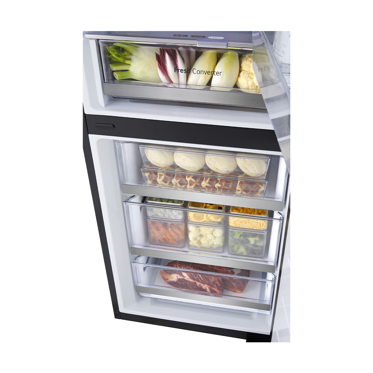 Refrigerador Lg Bottom Freezer 12P Gb35Bvb Beige