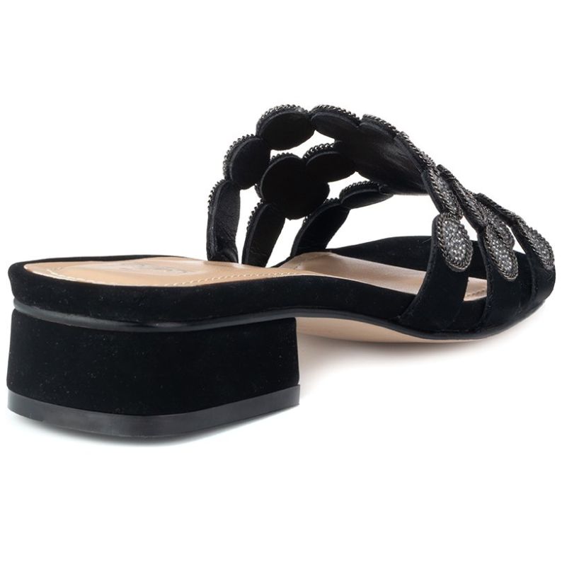 Sandalia con Aplicación Gillio Tacón Bajo para Mujer