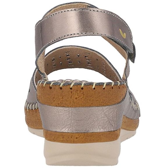 Sandalia Cuña W Confort en Piel para Mujer