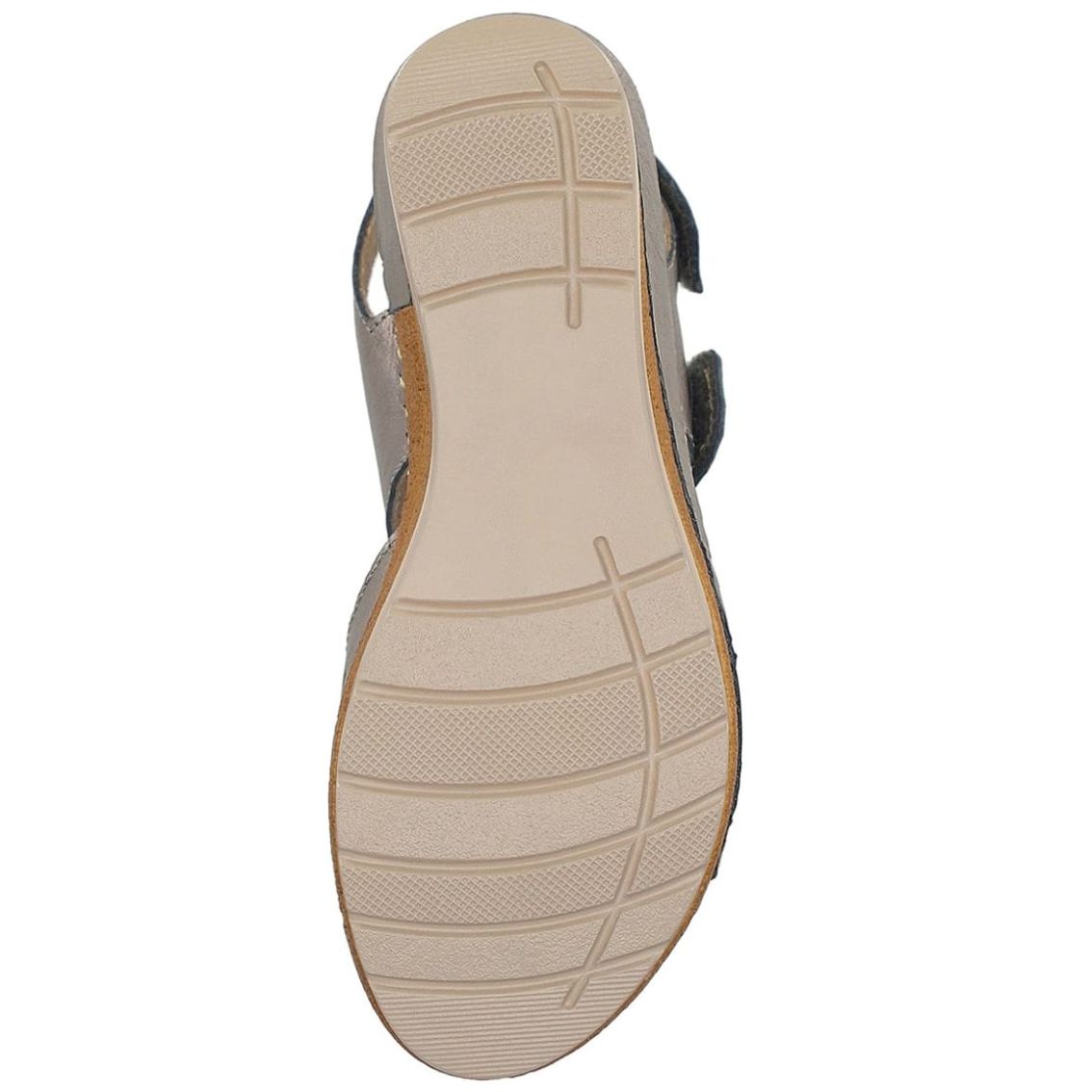 Sandalia Cuña W Confort en Piel para Mujer