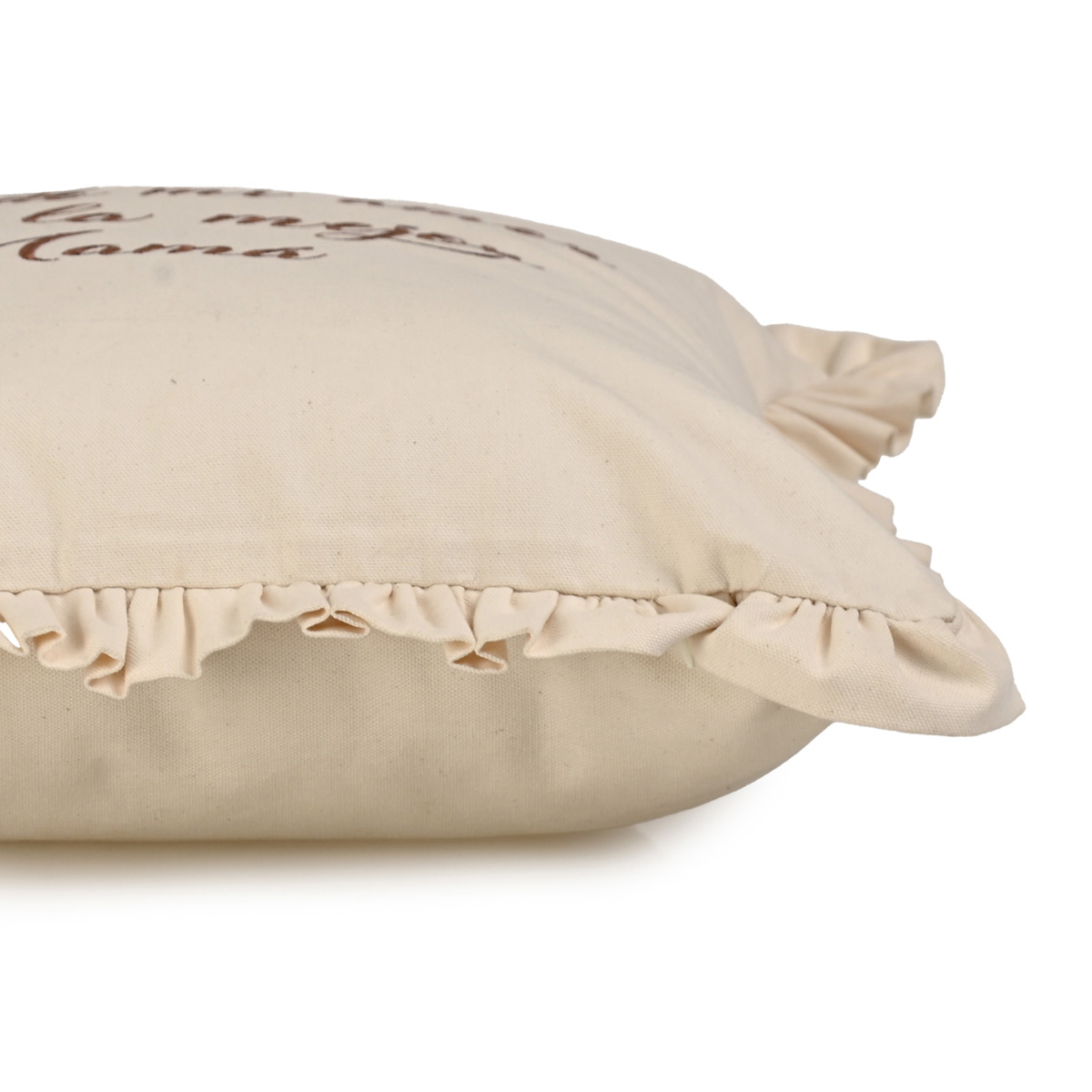 Cojín Bordado con Olán Home Nature