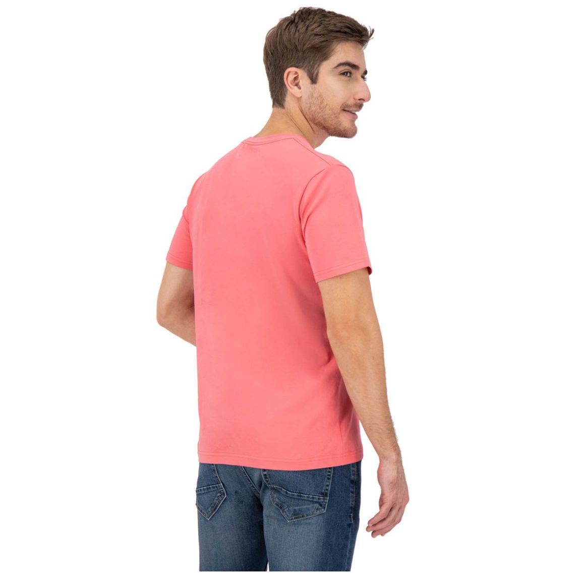 Playera Lisa con Logo Nautica Jeans Co para Hombre